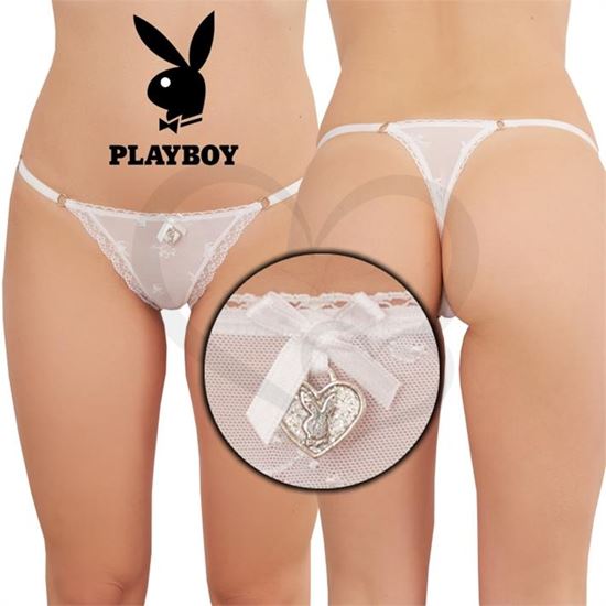 Colaless string de tul labrado con puntilla angosta blanca